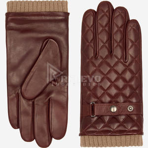 ถุงมือมอเตอร์ไซค์หนังแท้แบบสัมผัสหน้าจอได้ ป้องกันแรงกระแทกที่ฝ่ามือ  รับผลิตแบรนด์ส่วนตัว กันน้ำ สำหรับขี่ในฤดูหนาว - Product Image 3