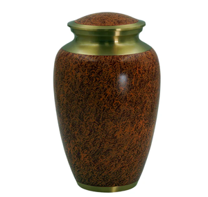 Urna Funeraria Clásica con Corazón Rojo, Urna de Metal para Cenizas de Adultos, Estilo Americano/Europeo - Product Image 3