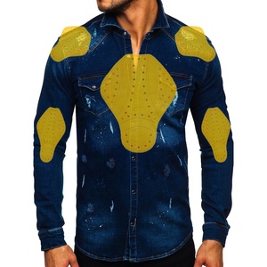 2024 Usine En Gros Personnalisé De Haute Qualité Hommes Alaf Moto Denim Vestes Plus La Taille Moto Vêtements Fabricant - Product Image 1