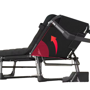 Muebles de dormitorio que ahorran espacio, cama de Metal, cama de dormitorio de diseño plegable resistente Simple para apartamento, escuela y oficina - Product Image 3