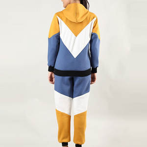 Conjunto Deportivo de Forro Polar para Mujer, Sudadera con Cremallera Completa y Pantalones Deportivos, Ropa Cálida de Invierno, Conjunto de 2 Piezas, Ropa Deportiva Informal, Servicio OEM - Product Image 3