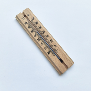 เทอร์โมมิเตอร์ไม้แบบสั้น RAPITECH สำหรับใช้ในบ้าน ช่วงอุณหภูมิ -20~50 องศาเซลเซียส ไม่ต้องใช้พลังงาน ใช้ได้ทั้งภายใน/ภายนอกอาคาร - Product Image 5