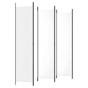 Separador de Ambientes de Tela Blanco de 6 Paneles, 118.1"x86.6" - Categoría de Producto: Biombos y Separadores - Product Image 5