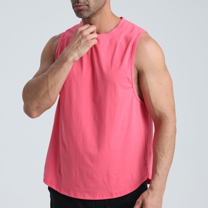 Custom Logo Breathable Plus Size Cotton Gym Muscle Sleeveless Sportswear <b>Singlet</b> Workout Fitness Tank Top Sport Vest <b>for</b> <b>Men</b> - Product Image 6