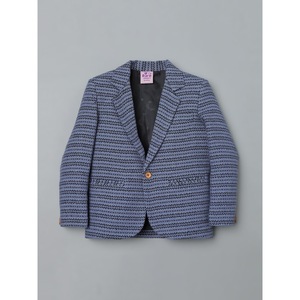 เสื้อเบลเซอร์ลายทางสีน้ำเงินสำหรับเด็กผู้ชาย - Product Image 1