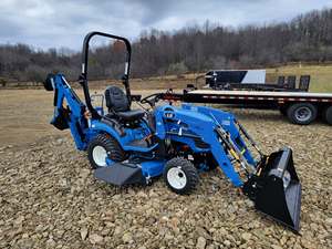 Mini tracteur agricole LS MT125 24,7 CV 4x4, machine agricole compacte avec chargeur frontal et pelle arrière pour petites exploitations - Product Image 6