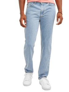 2025Wholesale Men's Straight Lightweight Denim <b>Jeans</b> Pant Breathable Garment Dyed High <b>Waist</b> <b>Elastic</b> <b>Waist</b> Casual Fashionable - Product Image 4