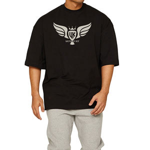 Camiseta Extra Grande Personalizada de Algodón de Manga Corta Unisex con Logotipo Personalizado Impreso OEM al por Mayor - Product Image 4