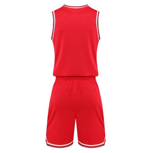 Conjunto de camiseta y pantalones cortos de uniforme de baloncesto más vendido en 2026, ropa deportiva atlética transpirable que absorbe la humedad y precios razonables - Product Image 2