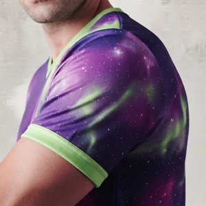 เสื้อยืดคอลเลคชั่นใหม่สำหรับผู้ชาย ทรงพอดีตัว เป็นมิตรต่อสิ่งแวดล้อม คุณภาพสูง เสื้อคลุมด้านนอก บริการสั่งทำพิเศษ เสื้อยืดคอกลมสำหรับผู้ชาย - Product Image 5