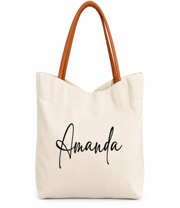 Sac à bandoulière en toile de coton personnalisé, logo personnalisé, multi-poches, grande capacité, sac de voyage, sac à main - Product Image 2