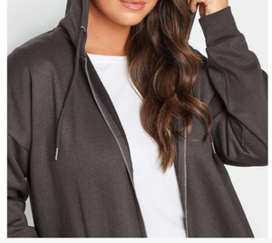 Premium Quality Women's Winter Knitted Oversized <b>Drop</b> Shoulder Hoodies with Custom Logo Solid Color Customizable Pullover Hoodie - Product Image 3