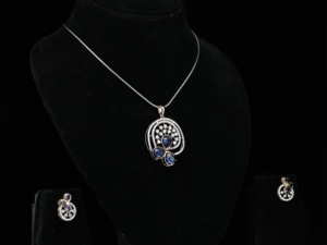 Collier unisexe tendance certifié en argent sterling 925 plaqué or avec saphir naturel, rubis, opale et pierres de naissance multicolores de 3 mm - Product Image 5