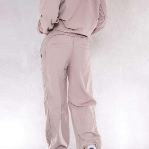 Conjunto de Chaqueta Cortavientos con Logotipo Personalizado, Sudadera con Capucha Extra Grande, Impermeable, Transpirable, Traje Deportivo para Hombre y Mujer, Talla Grande, 2 Piezas - Product Image 2