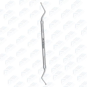 Cureta Dérmica Quirúrgica para Extracción Precisa de Tejidos y Procedimientos Quirúrgicos, Cureta Ósea Profesional No Estéril Reutilizable - Product Image 4