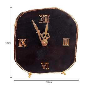 Horloge de table en résine artisanale de luxe, thème océan, moderne, étanche, surdimensionnée, veilleuse, décoration pour mariage, retraite, maison, salle à manger - Product Image 2