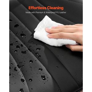 Set Moderno di 6 Sedie da Pranzo Salvaspazio, Sedie Laterali Imbottite in Pelle per Tavolo da Cucina e Sala da Pranzo - Product Image 4