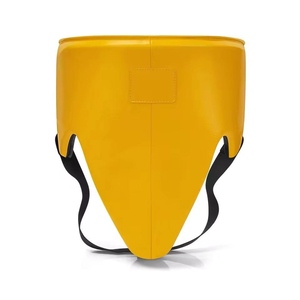 Servicio OEM, Protectores Inguinales Ligeros de Color Dorado, 100% Cuero, Anti-Sudor, para MMA y Boxeo, con Color/Logotipo/Talla Personalizados RL-GG-80 - Product Image 1