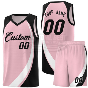 ชุดบาสเก็ตบอลขายส่งจากโรงงาน คุณภาพสูง พิมพ์โลโก้และชื่อได้ตามสั่ง สำหรับผู้ชาย ระบายอากาศได้ดี เป็นมิตรกับสิ่งแวดล้อม บริการ OEM - Product Image 3