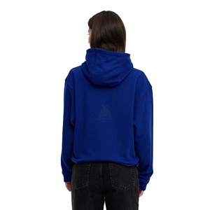 Sweats à capuche zippés lourds pour femmes-Tailles et couleurs personnalisées Logo personnalisé sur le devant 100% décoration en strass polaire en coton - Product Image 3