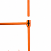 Cible de tir tactique en acier orange robuste de calibre .22 Rimfire 10 mm pour usage professionnel