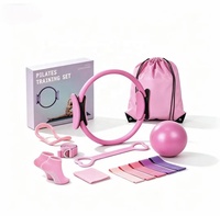 Ensemble d'accessoires d'équipement de fitness et de yoga 13-en-1 personnalisé en usine pour l'entraînement au Pilates et au yoga