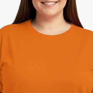 T-shirt décontracté pour femme 100% coton, personnalisable avec impression de logo, t-shirt pour femme avec logo personnalisé imprimé - Product Image 5