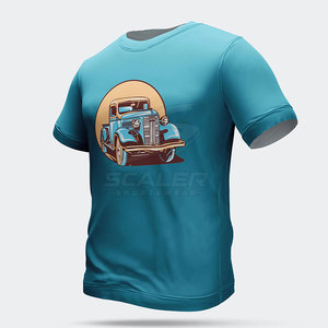 Camiseta de Hombre de Alta Calidad, 100% Algodón Tejido, Cuello Redondo, Manga Corta, Suave y Cómoda, con Logotipo Frontal, Ecológica, Transpirable y de Secado Rápido - Product Image 3