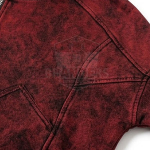 Premium Men Acid Wash Tracksuit Full Zipper Hooded Jacket <b>Matching</b> Tapered <b>Joggers</b> Relaxed Fit Casual Sportswear <b>Set</b> - Product Image 3