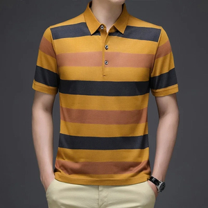 Camiseta Polo de Alta Calidad para Hombre, para Uso Casual, Transpirable, Tallas Grandes, Camisetas Polo para Hombre, Algodón Suave, Ajuste Cómodo - Product Image 6