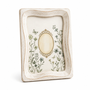 Exclusive <b>Wood</b> <b>Picture</b> <b>Frame</b> Elegant Oval White Photo <b>Frame</b> Home Decor Supplier OEM Bulk Wholesale Tabletop Wooden <b>Frame</b> - Product Image 1