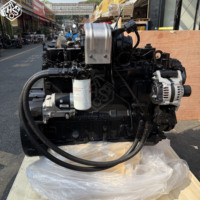 Ensemble moteur diesel 6 cylindres 6BT5.9 pour excavatrice sur chenilles CLG920C de 20 tonnes, pièces pour moteur Cummins 6BT5.9 avec turbocompresseur.