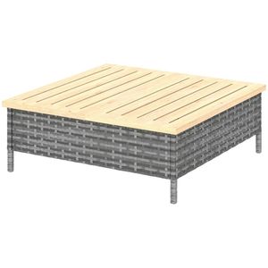 Tavolino da Esterno Grigio per Terrazza e Giardino (Solo Tavolo) - Product Image 5