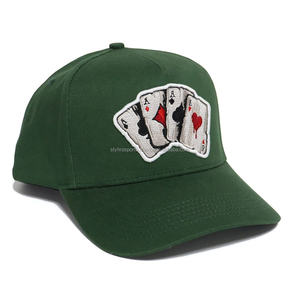 High Quality Custom Logo 5 Panel A <b>Frame</b> Snap Back Hat Flag Embroidery Curved Bill Baseball Cotton Cap Wholesale - Product Image 4