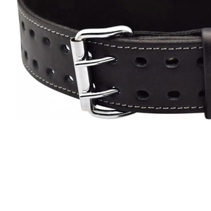 New Arrival Cowhide Leather Weightlifting <b>Belt</b> 7mm Gym Workout Back Support Custom Design OEM Adjustable Weight Lifting <b>Belt</b> - Product Image 4