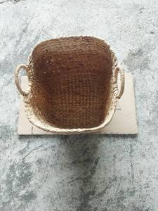 Manufacturer Set 3 Modern Eco-Friendly Sustainable Natural Color <b>Tall</b> Square Baskets Multifunction Water Hyacinth Bin - Product Image 3