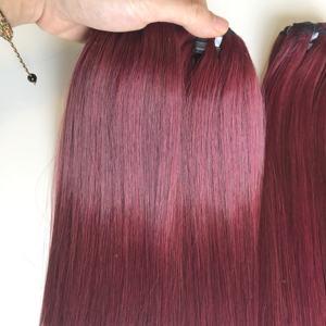 Pour les extensions de cheveux vietnamiens bruts vierges de trame Genius 3 faisceaux d'os droits pour perruques et coiffage - Product Image 2