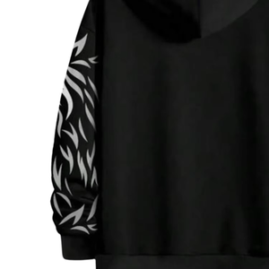 Ensemble de survêtement à capuche imprimé pour homme, tenue décontractée deux pièces, streetwear, jogging, vêtements de sport, costume chaud à capuche pour l'hiver - Product Image 4