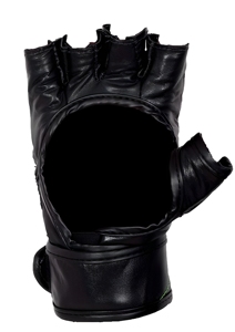Gants d'entraînement MMA personnalisés en cuir, gants de combat sportifs avec coutures renforcées, rembourrage absorbant les chocs et fermeture Velcro - Product Image 3