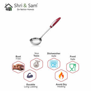 Ultimo ทัพพีสแตนเลสภาชนะพรีเมี่ยมสำหรับการให้บริการและการเท - Product Image 2