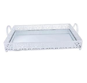 Bandeja de Servicio Rectangular Grande de Latón con Asa Elegante, Producto de Alta Demanda, Bandeja Decorativa para Servir Alimentos en la Mesa - Product Image 5