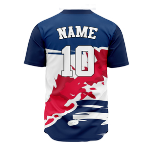 Custom Baseball Jersey OEM Wholesale Stitched Logo Team Uniform Private Label Sportswear - Product Image 2