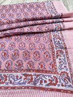 Tendance 2026 Sarong de plage marron en coton doux à motifs floraux, imprimé au bloc indien, sans bretelles, avec de magnifiques détails, pour femme, 1 pièce