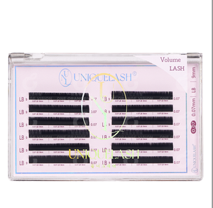 ขนตาปลอมหนาพิเศษแบบรัสเซียขนาด0.07มม. J JC CC LC LD LC LD Matte Black PBT ดีที่สุดสำหรับการทำแป้งได้อย่างง่ายดาย - Product Image 6