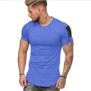 En's Fashion Street-Camiseta de manga corta con cuello redondo para hombre y mujer, camisa masculina de corte entallado con estampado de líneas largas, de talla grande - Product Image 3