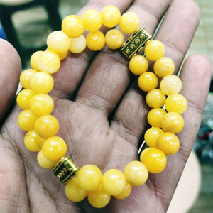Venta al por mayor de pulseras de cristal natural de 8mm con dijes verde Aventurina citrino pirita amatista Rudraksha amor relación suerte - Product Image 3