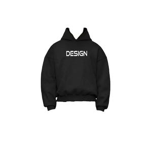 Custom Logo Embroidered Men's Heavyweight Winter Oversize Zip-Up Regular Cropped Boxy Fit 100% Cotton Hoodie - Product Image 1