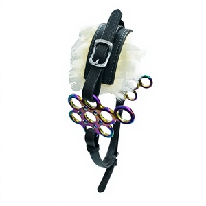 Bridon équestre léger en acier inoxydable doublé polaire, style Hackamore, taille personnalisée, pour chevaux de style western - Product Image 6