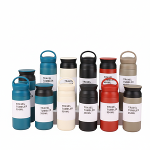 350ml Stainless Steel Vacuum Insulated Thermos <b>Bottle</b> <b>Travel</b> Ready Washable Handle Lid - Product Image 3