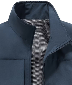 Custom Men's Winter Solid Canvas Vest Hoodie <b>Jackets</b> Multi-Pocket Zipper Breathable Outdoor/Utility Hiking Photography Fishing - Product Image 5